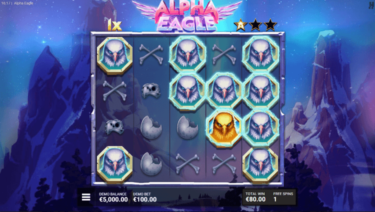 Alpha Eagle slot screenshot