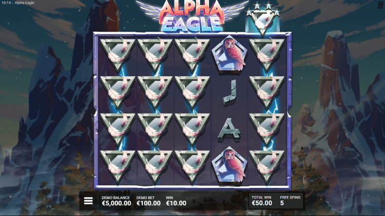 Alpha Eagle slot screenshot