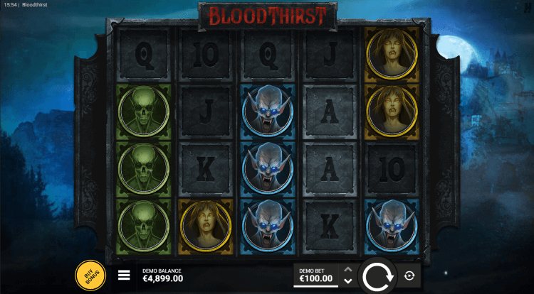 Bloodthirst slot screenshot