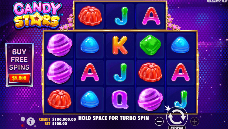 Candy Stars slot screenshot