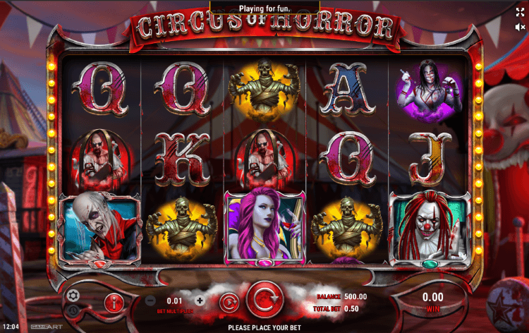 Circus of Horror slot