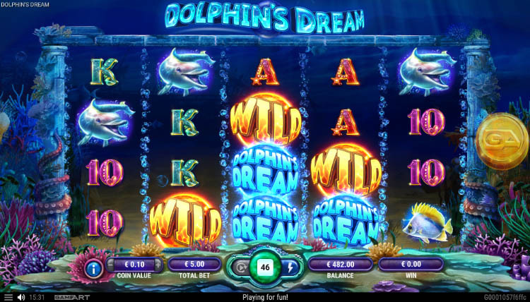 dolphins dream slot