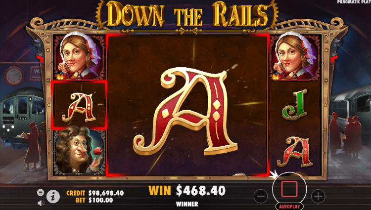 Down The Rails slot - The Big Smoke feature