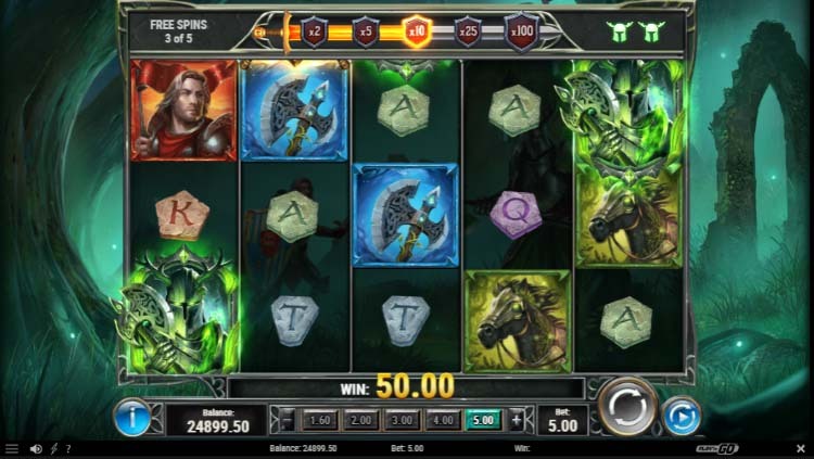 green knight bonus game