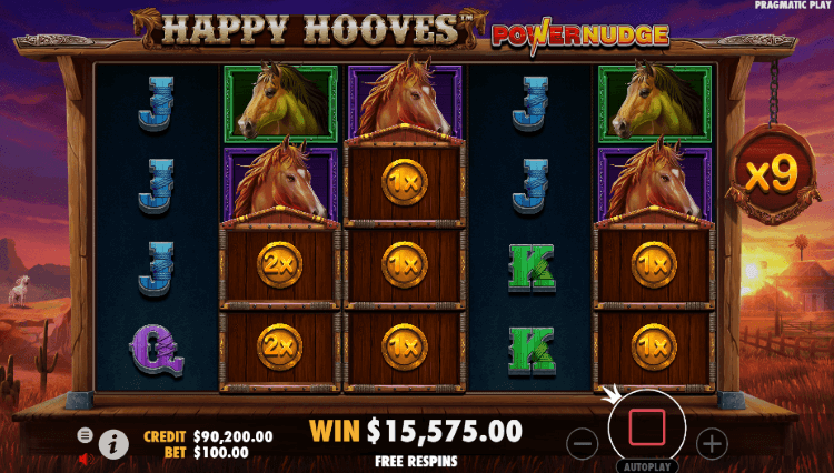 Happy Hooves slot screenshot