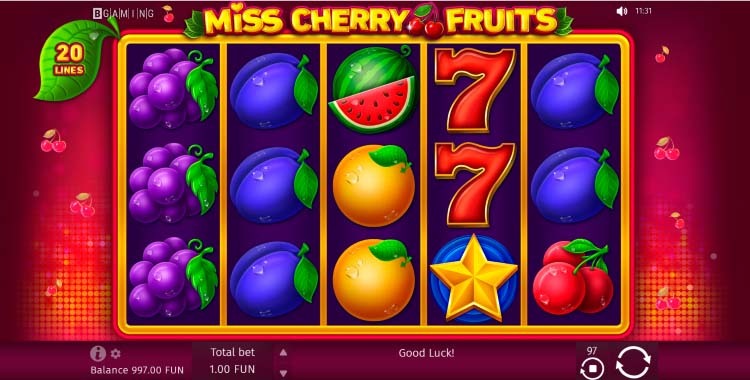 miss cherry fruits base game