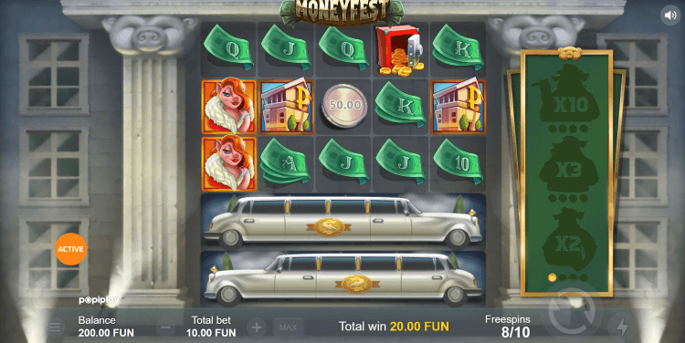 Screenshot of Moneyfest slot