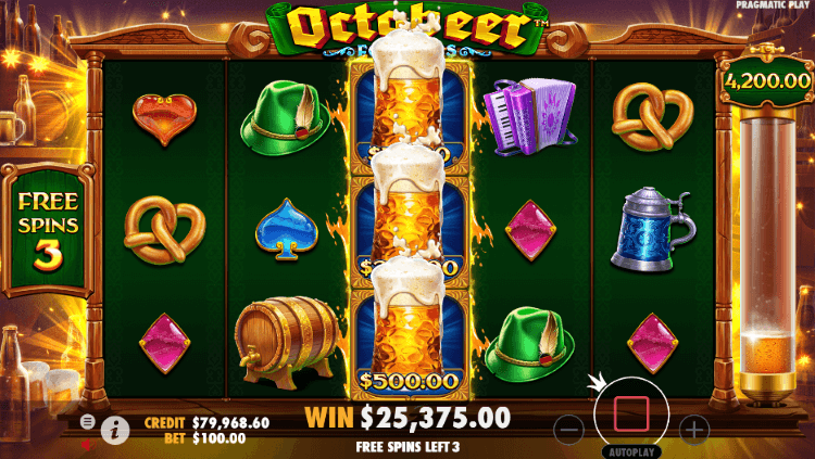 Octobeer Fortunes slot screenshot