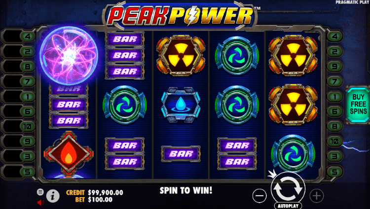 Peak Power slot screenshot