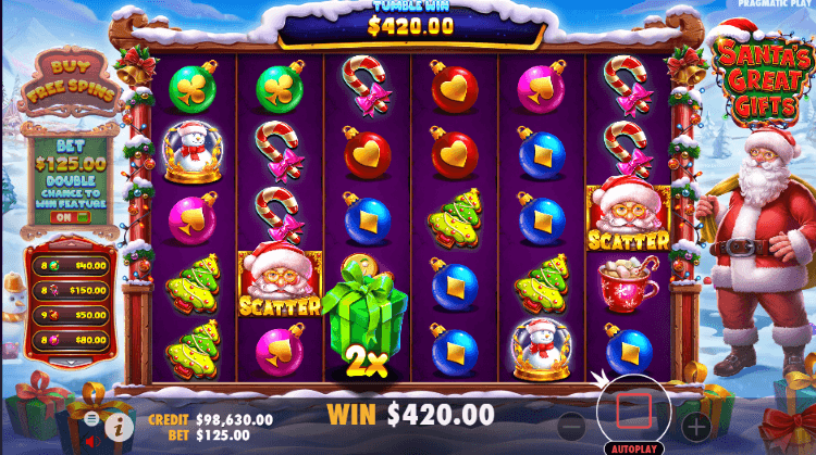 Open Presents And Score Big Multipliers In Santa’s Great Gifts Slot ...