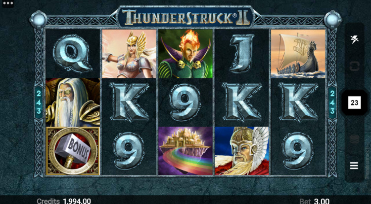 thunderstruck 2 slot