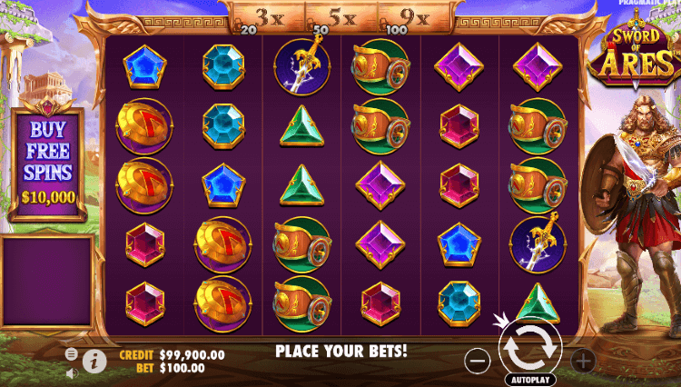 Sword of Aries slot screenshot