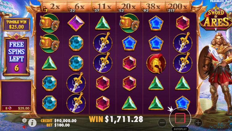 Sword of Aries slot screenshot