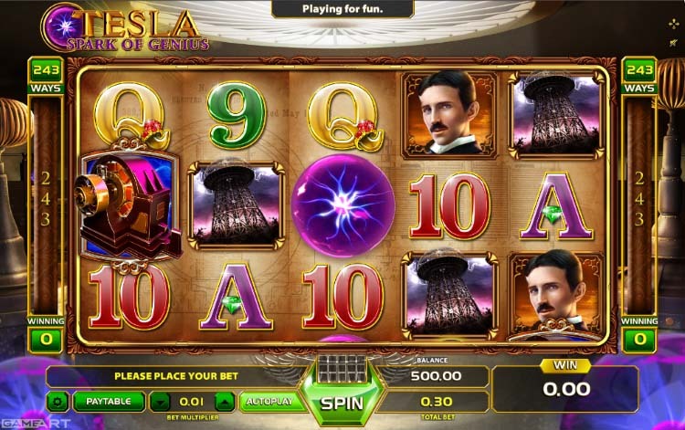 Tesla: Spark Of Genius Slot Demo - Can you solve the complex calculations?