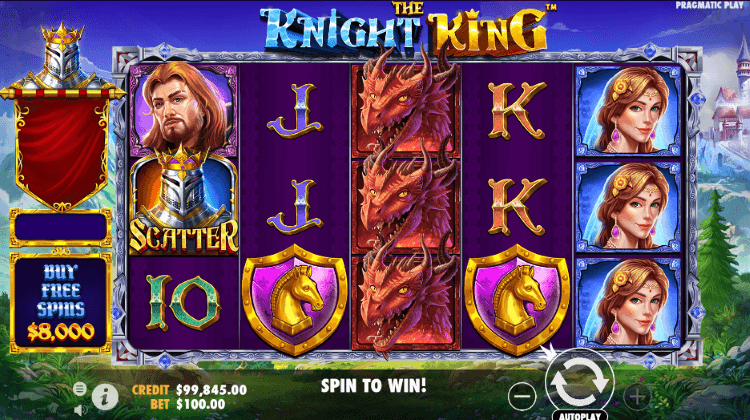 The Knight King slot screenshot