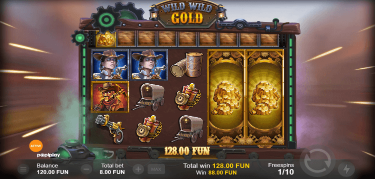Screenshot of Wild Wild Gold slot